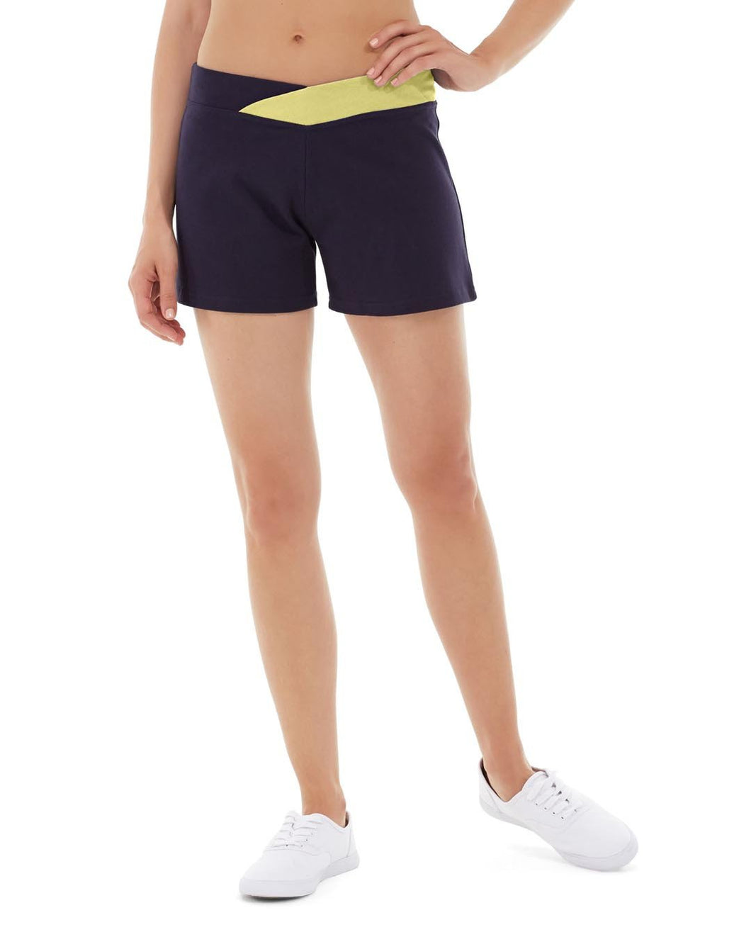 Bess Yoga Short-32-Yellow