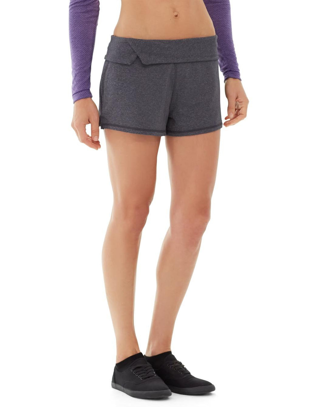 Angel Light Running Short-28-Gray